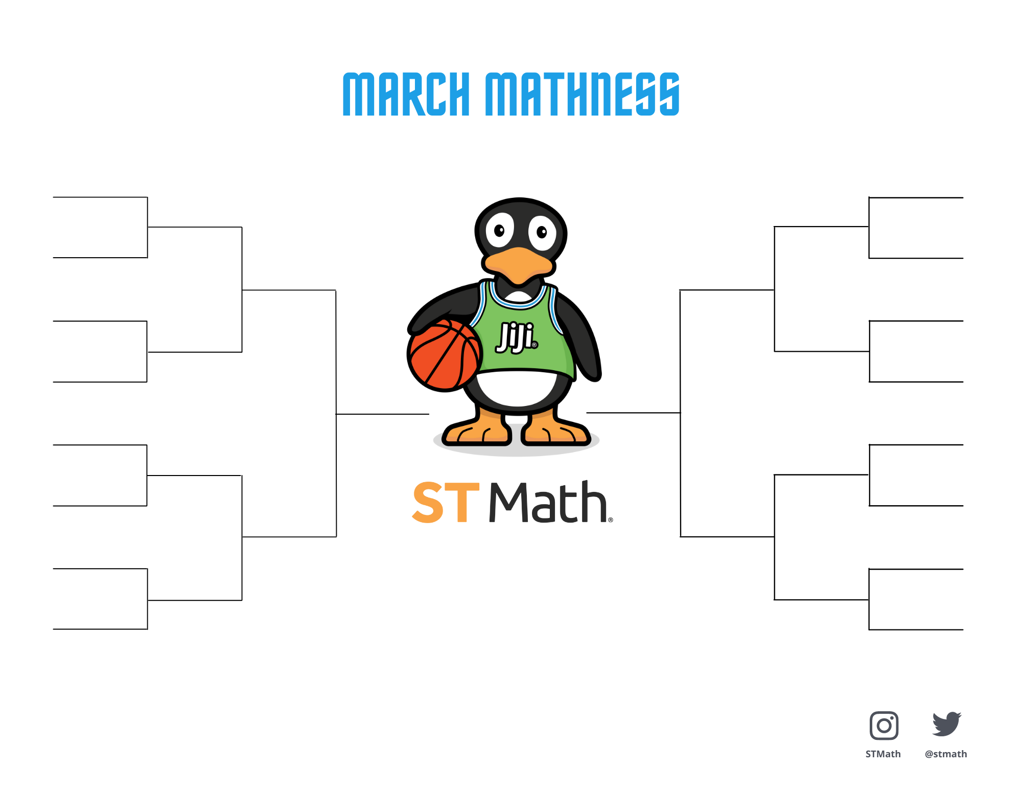 ST Math March Mathness Bracket Image